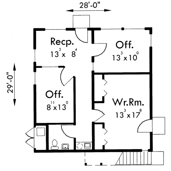 lower floor house blueprint