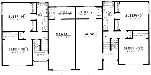 lower floor house blueprint
