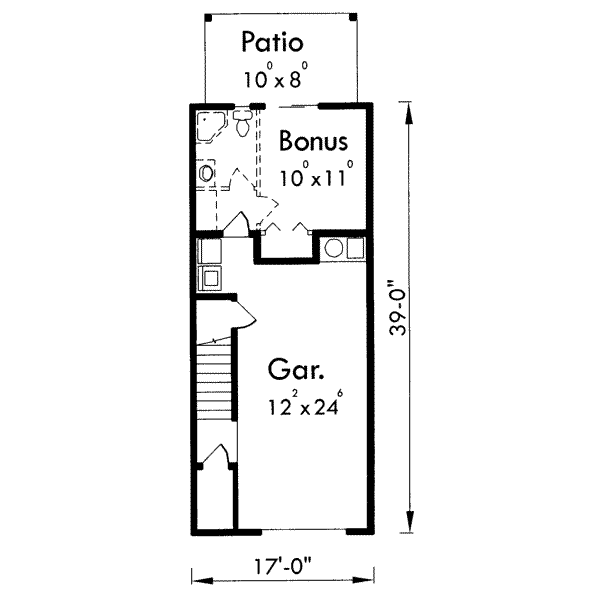 lower floor house blueprint