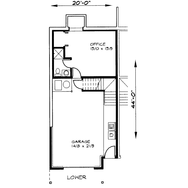 lower floor house blueprint