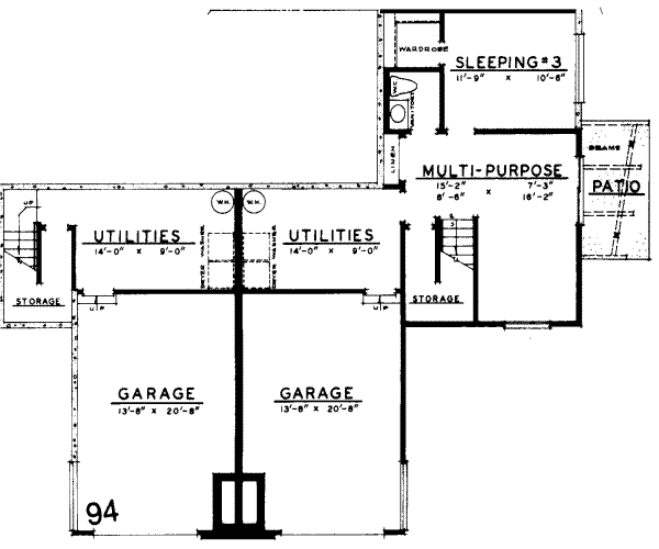 lower floor house blueprint