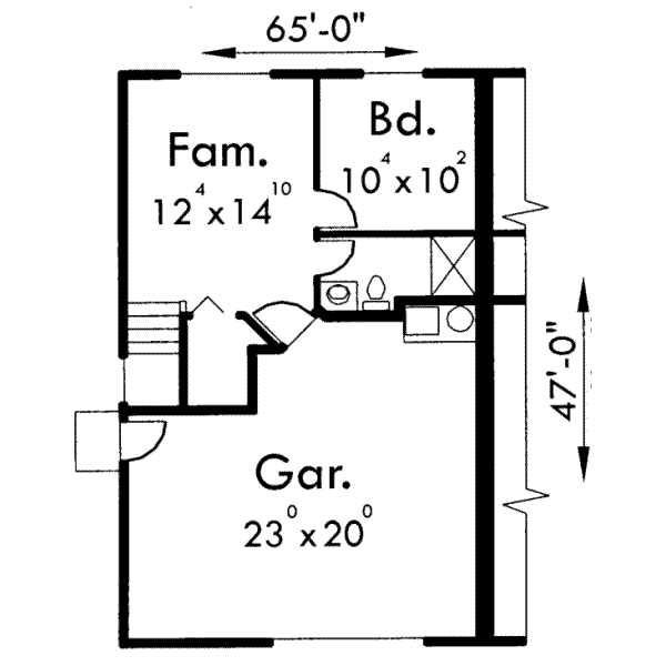 lower floor house blueprint