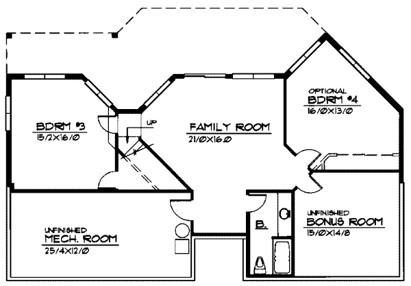 lower floor house blueprint