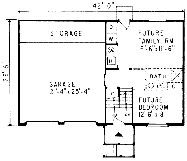 lower floor house blueprint