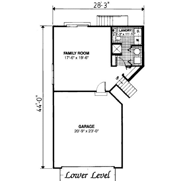 lower floor house blueprint
