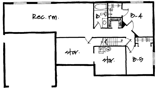 lower floor house blueprint