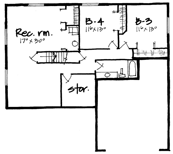lower floor house blueprint