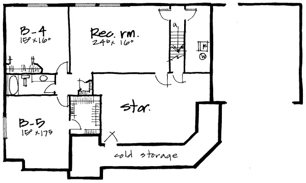 lower floor house blueprint