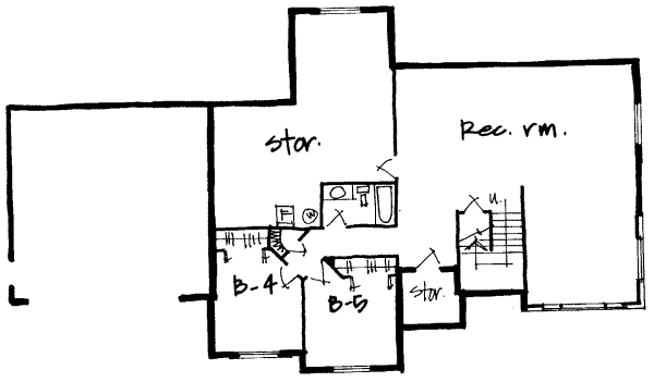 lower floor house blueprint