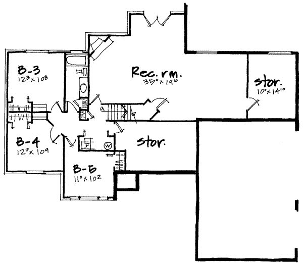lower floor house blueprint