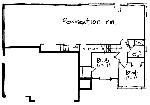 lower floor house blueprint