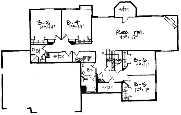 lower floor house blueprint