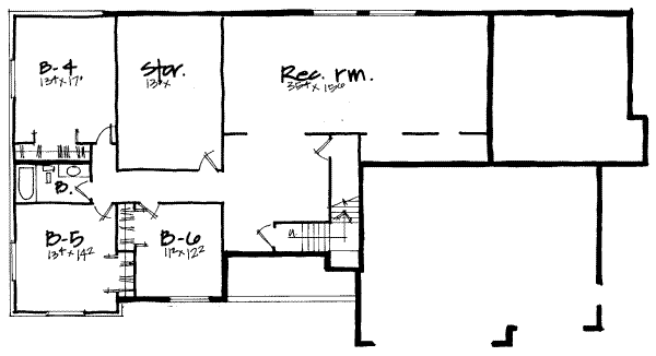 lower floor house blueprint