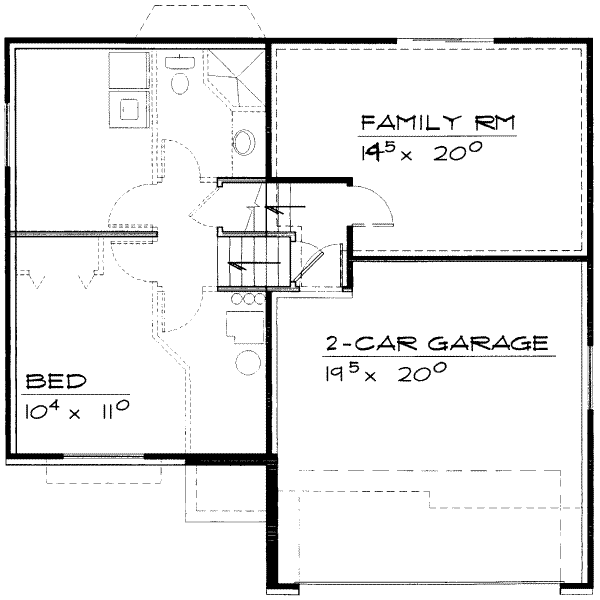 lower floor house blueprint