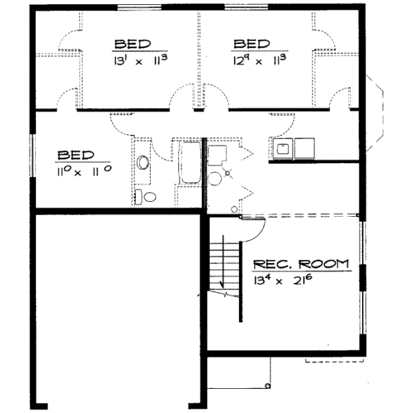 lower floor house blueprint
