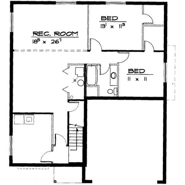 lower floor house blueprint