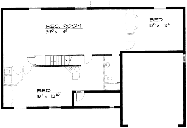 lower floor house blueprint