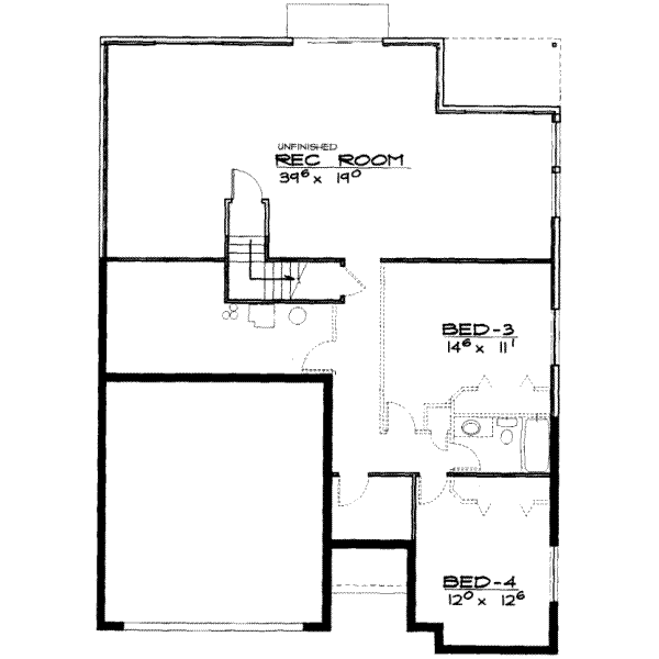 lower floor house blueprint