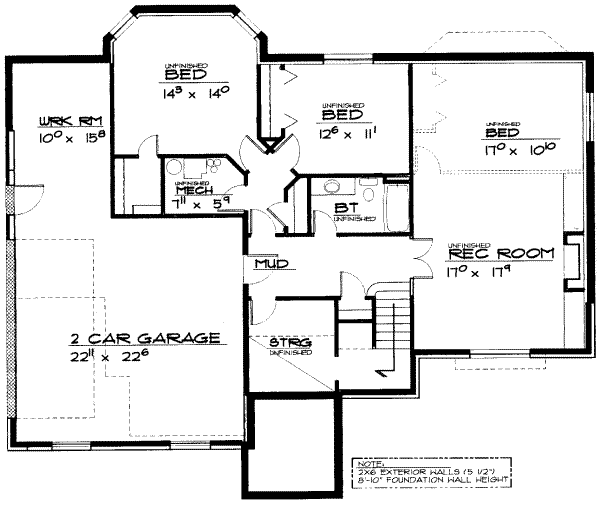lower floor house blueprint
