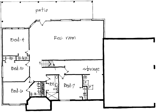 lower floor house blueprint