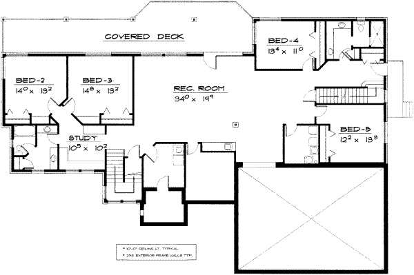 lower floor house blueprint