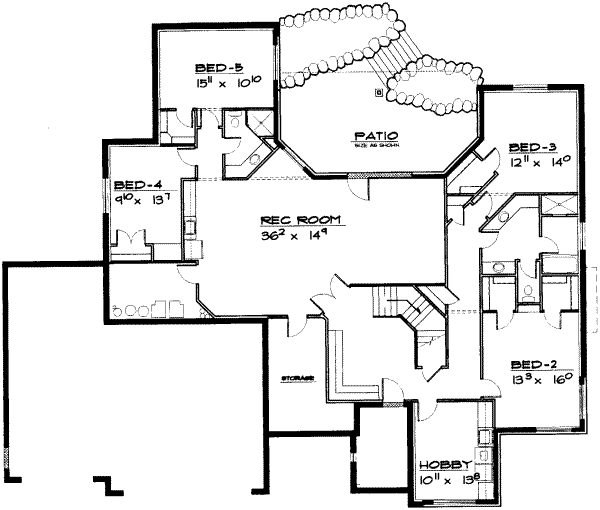 lower floor house blueprint