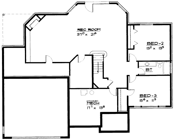 lower floor house blueprint