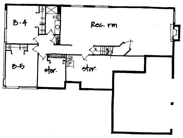 lower floor house blueprint