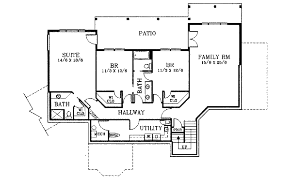 lower floor house blueprint