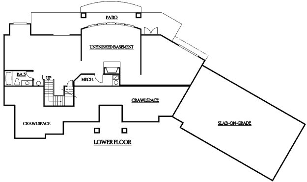 lower floor house blueprint