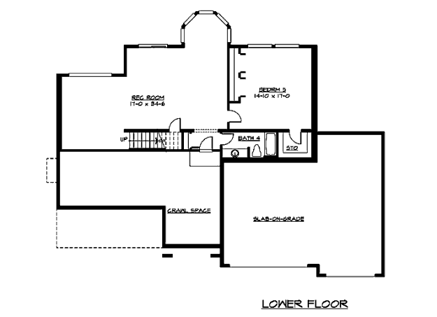 lower floor house blueprint