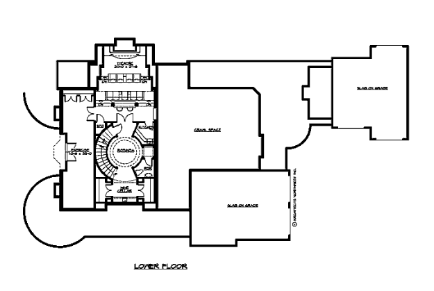 lower floor house blueprint