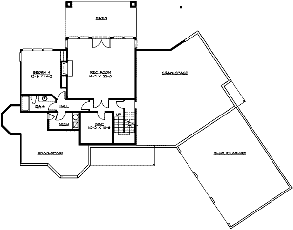 lower floor house blueprint