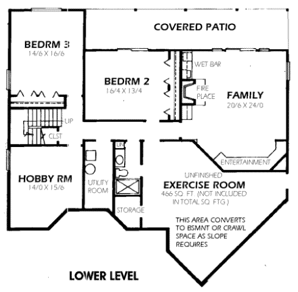 lower floor house blueprint