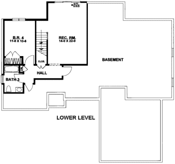 lower floor house blueprint