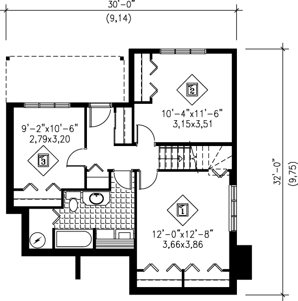 lower floor house blueprint