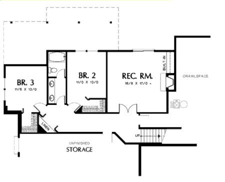 lower floor house blueprint