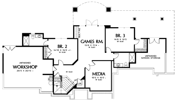 lower floor house blueprint