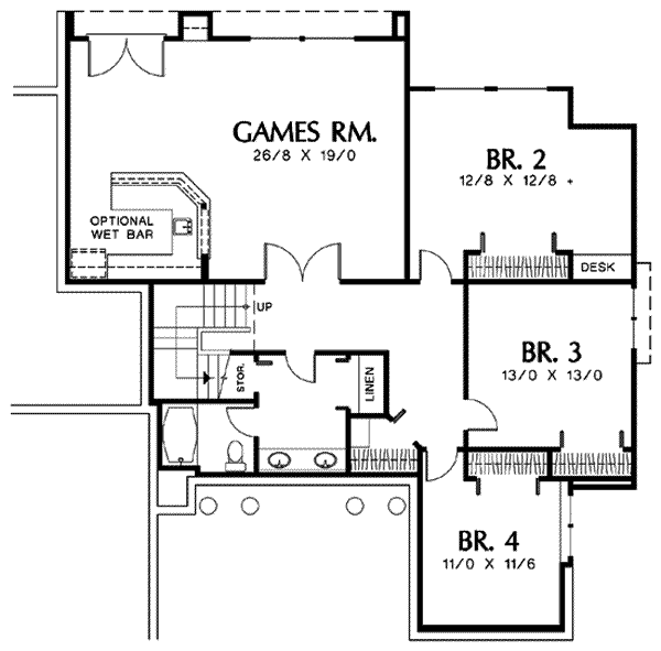 lower floor house blueprint