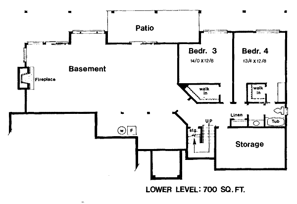 lower floor house blueprint