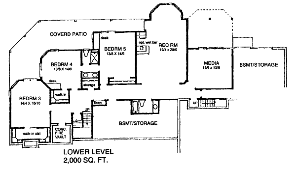 lower floor house blueprint