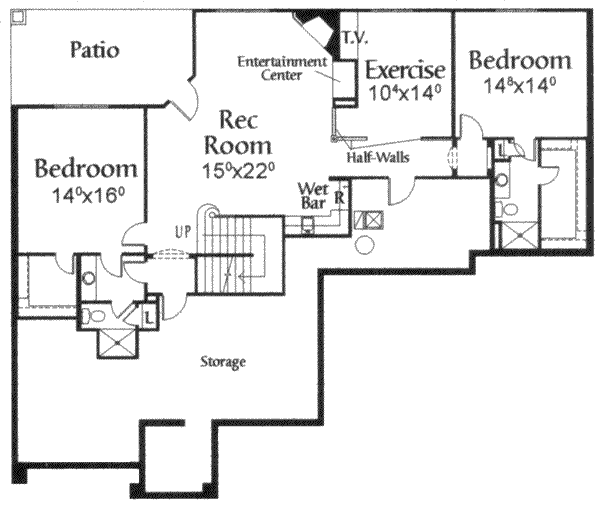 lower floor house blueprint