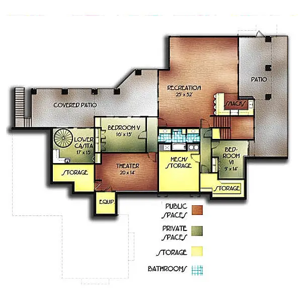 lower floor house blueprint
