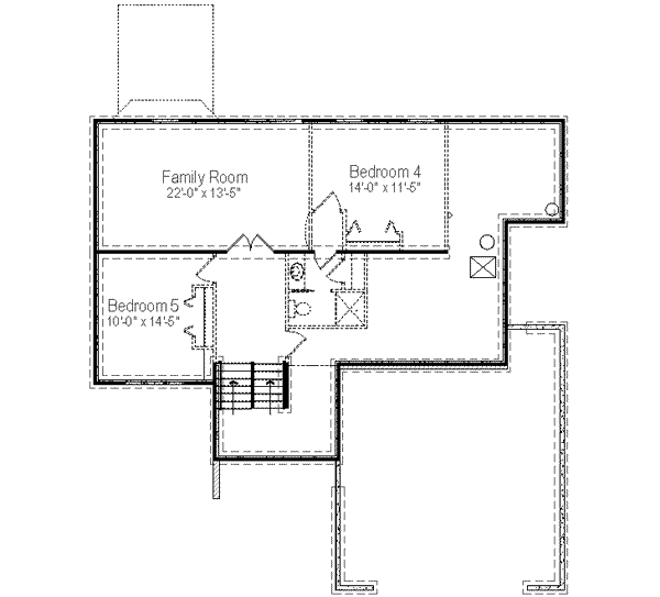 lower floor house blueprint