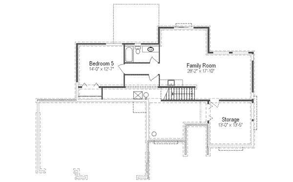 lower floor house blueprint