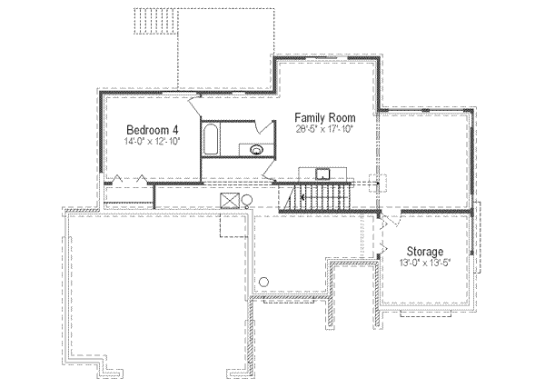 lower floor house blueprint