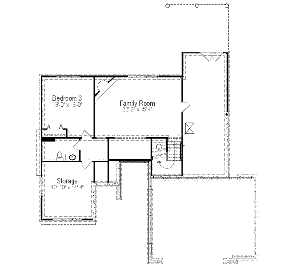 lower floor house blueprint