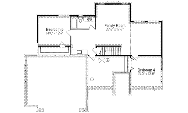 lower floor house blueprint