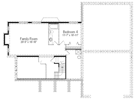 lower floor house blueprint