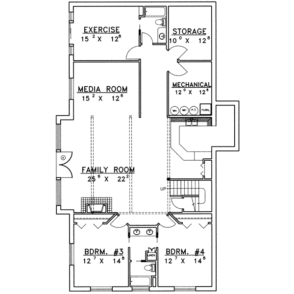 lower floor house blueprint